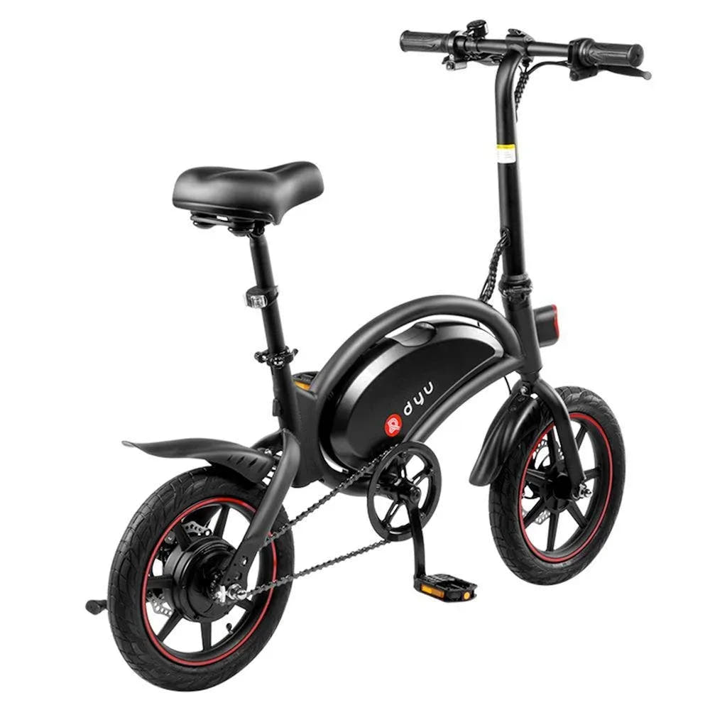 DYU D3F City E-Bike-rear view