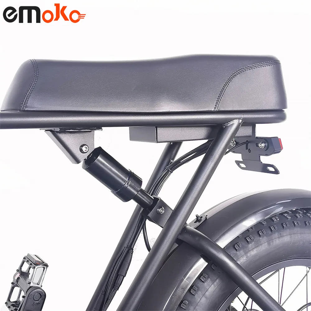 EMOKO C91 Fat Tyre E-Bike-seat view