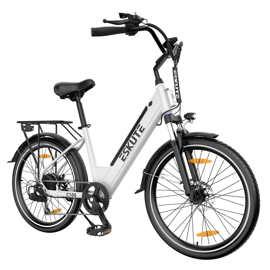 ESKUTE C100 City E-Bike in White