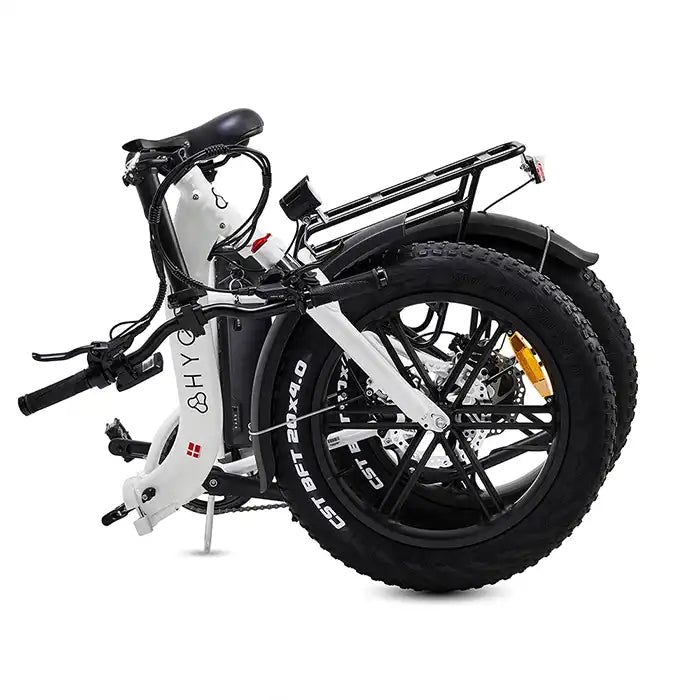 HYGGE VESTER STEP E-Bike in Heron White-folded view