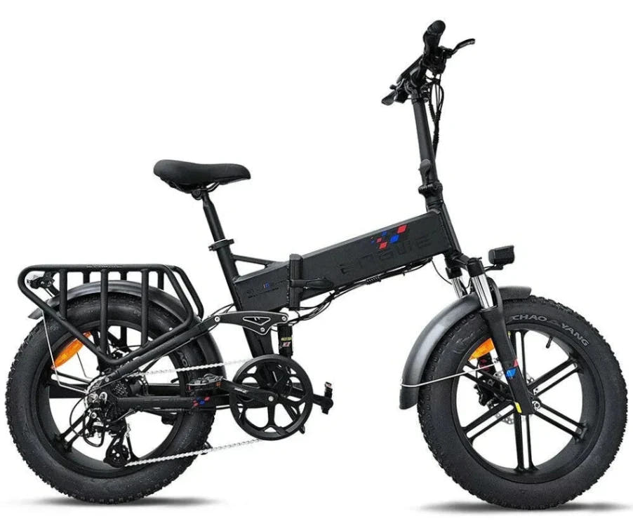 Engwe Engine Pro Fat Tyre E-bike in Black-side view