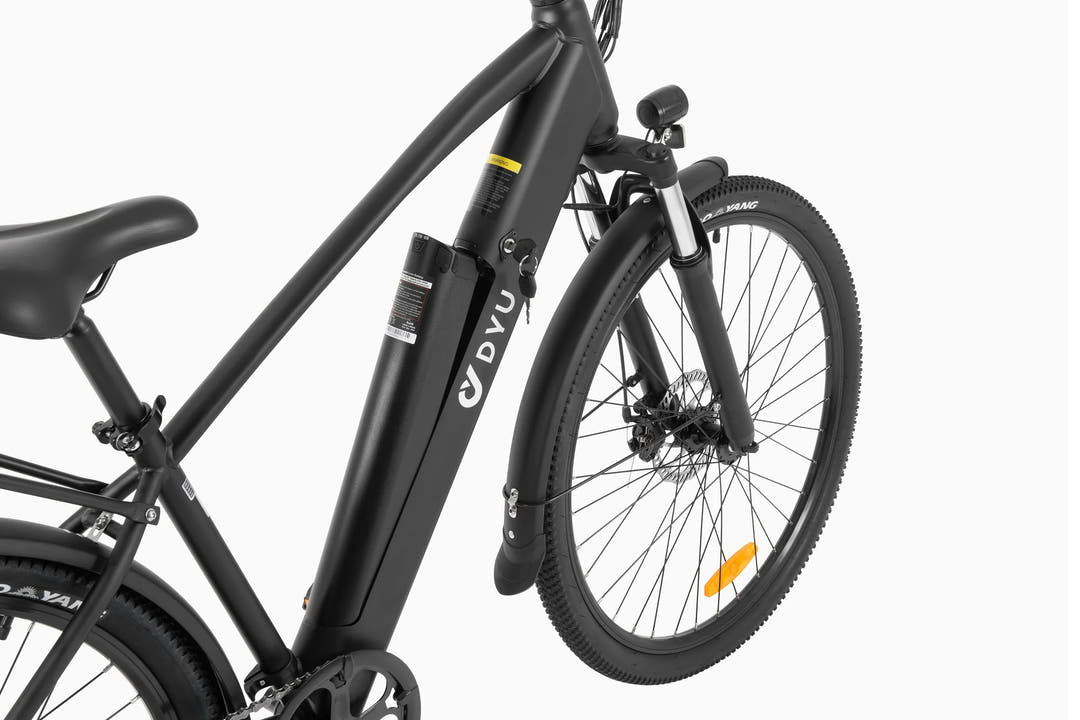 DYU C5 City E-Bike-top view zoomed