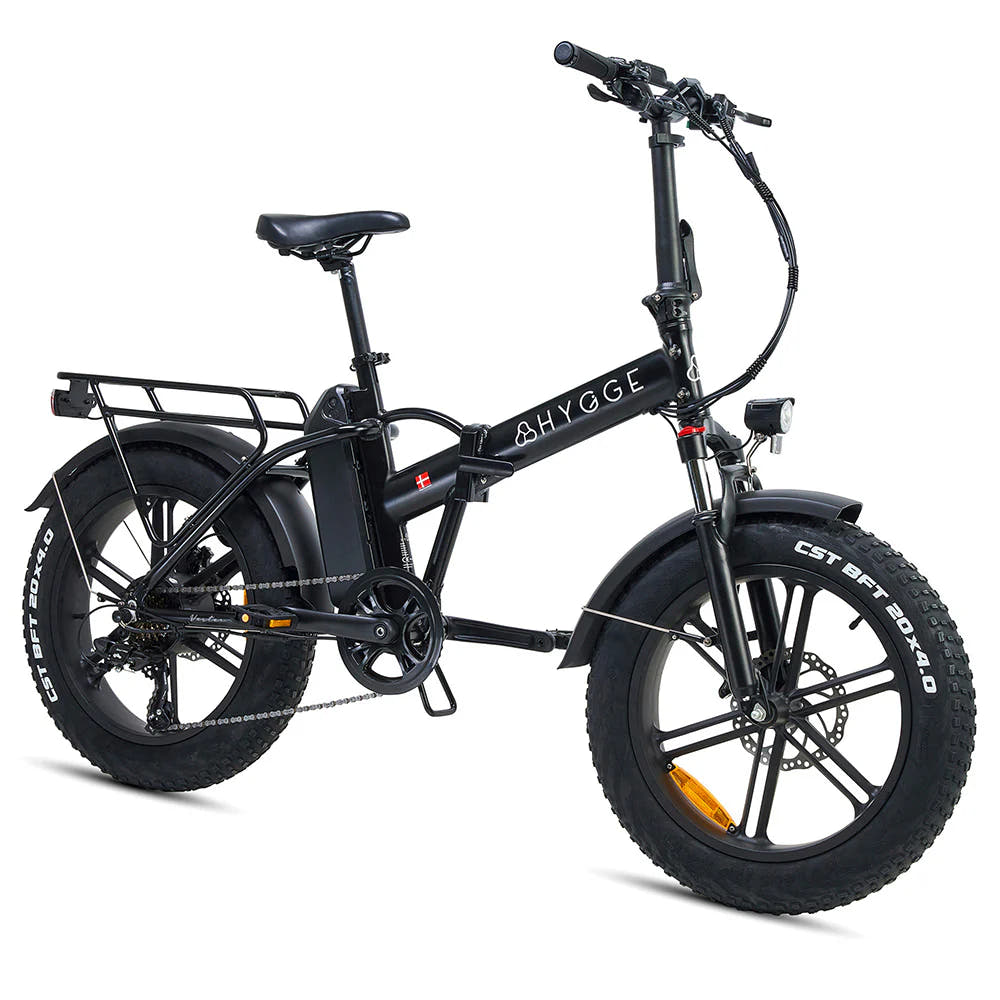 HYGGE VESTER Fat Tyre E-Bike in Onyx Black-side view