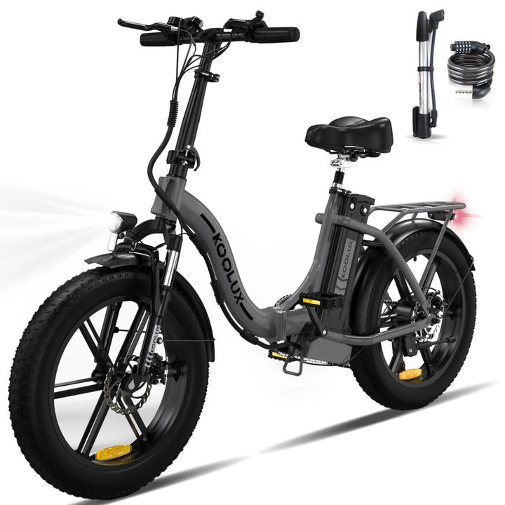 Koolux BK6S Folding E-Bike in Grey
