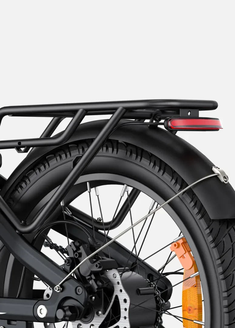 Engwe L20 3.0 Boost Fat Tyre E-Bike-rear rack view