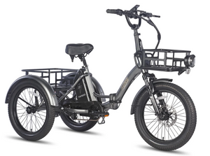 Fafrees F20 MATE Fat Tyre E-Bike in Gunmetal Black - Prime Pedals