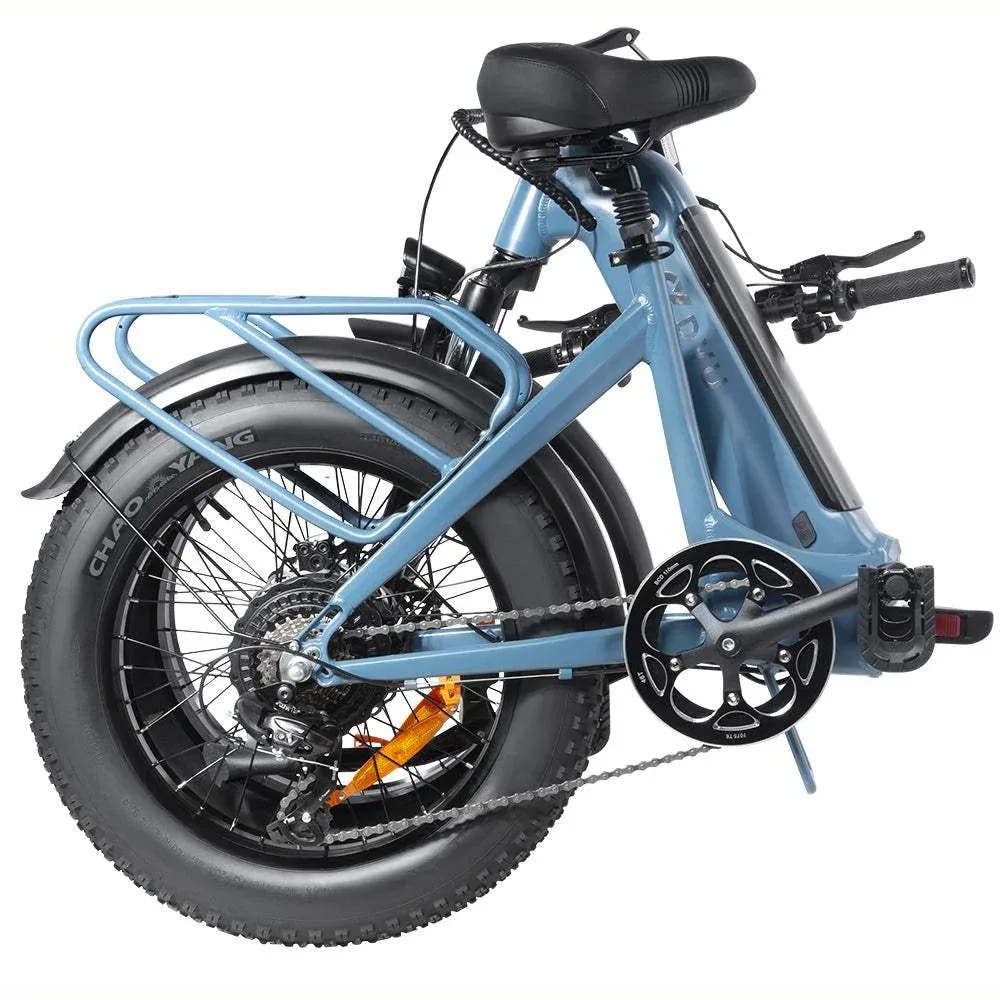 DYU FF500 Fat Tyre E-Bike-folding view
