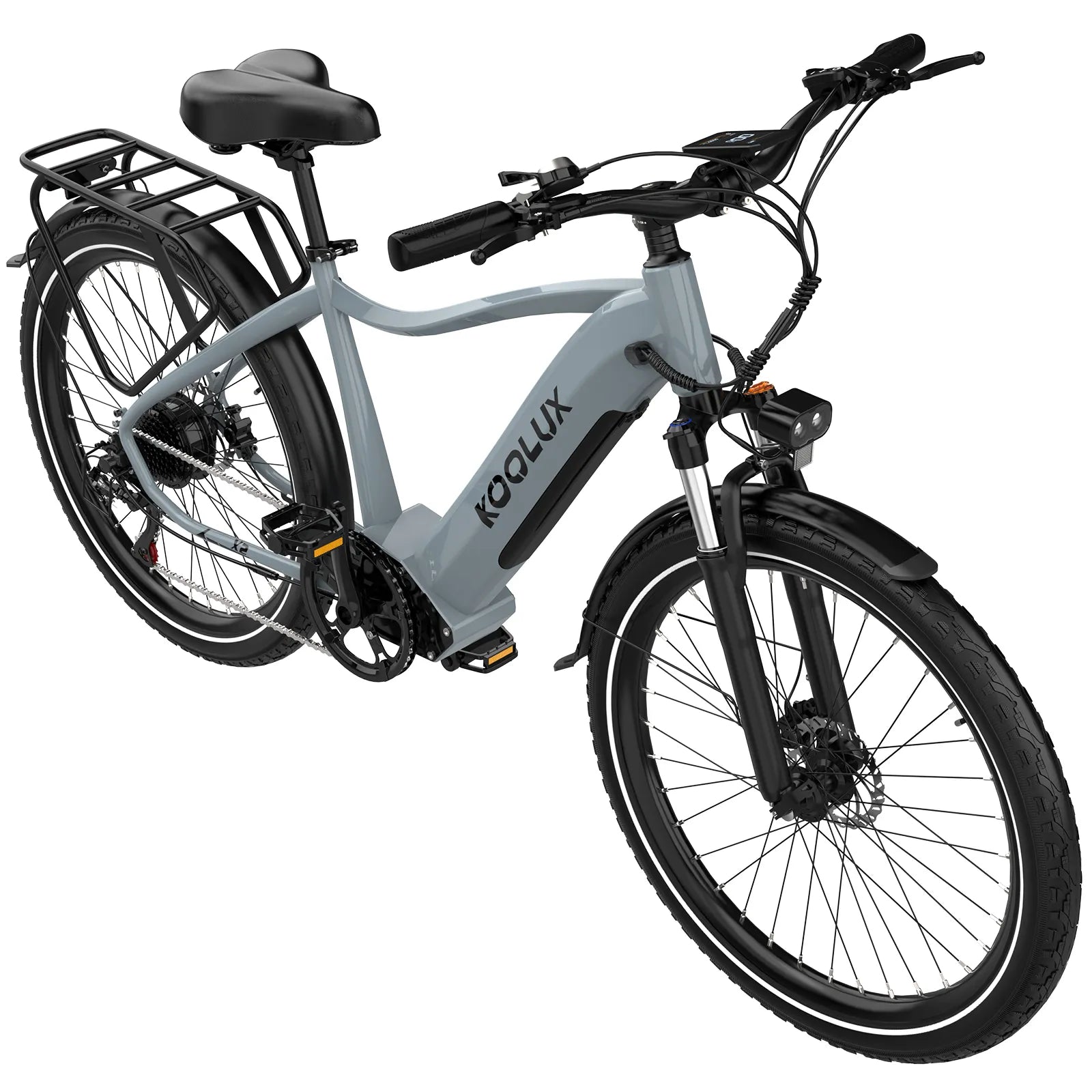 Koolux X3 City E-Bike in Grey - Prime Pedals