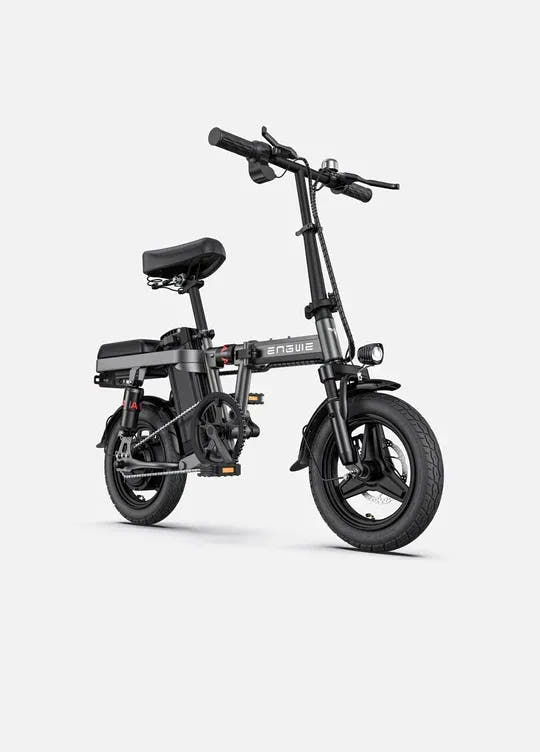 Engwe T14 Folding E-Bike in Grey - Prime Pedals