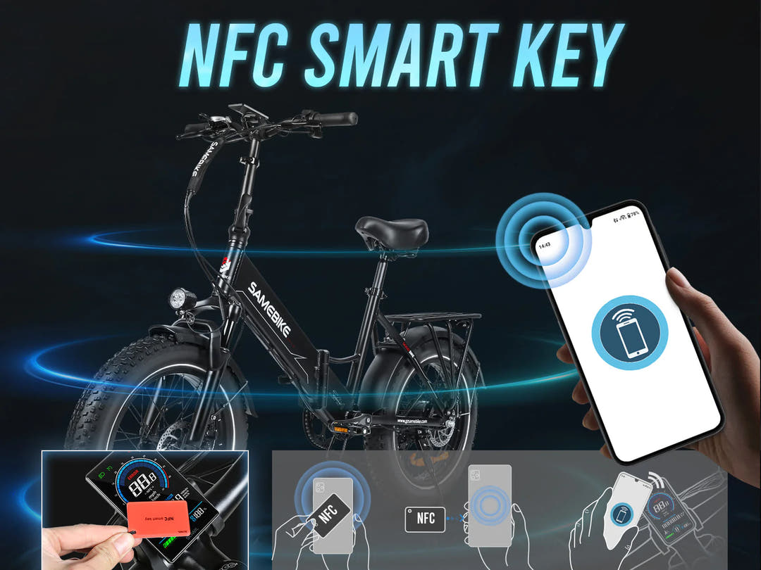 Samebike LOTDM200-II E-Bike-NFC key specs