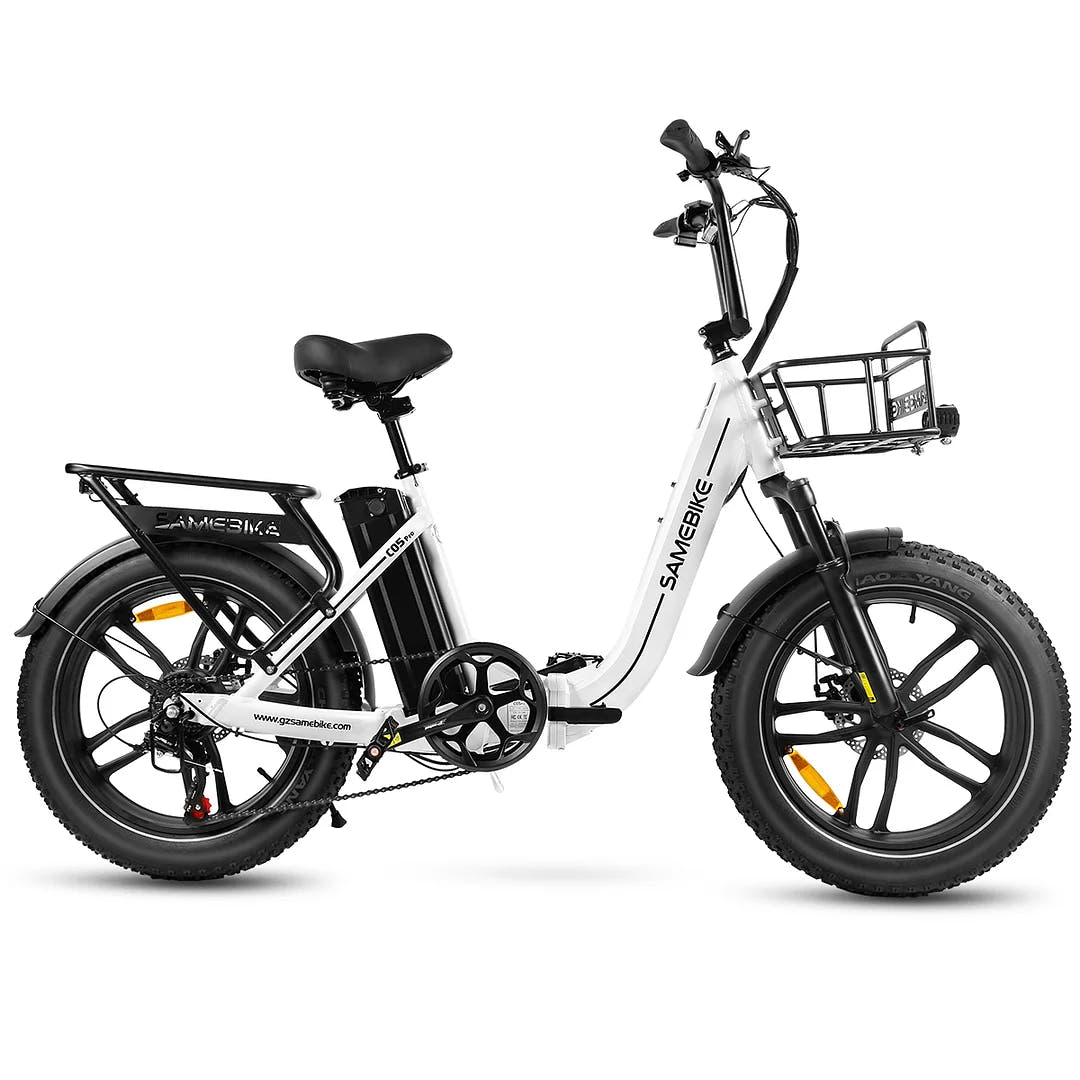 Samebike C05 Pro E-Bike in White