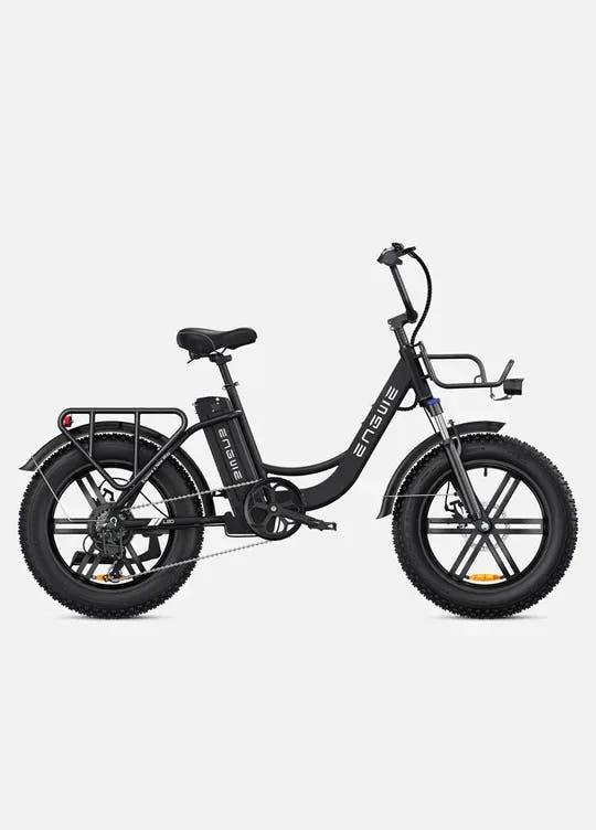 Engwe L20 Delivery/Cargo E-Bike in Black - Prime Pedals
