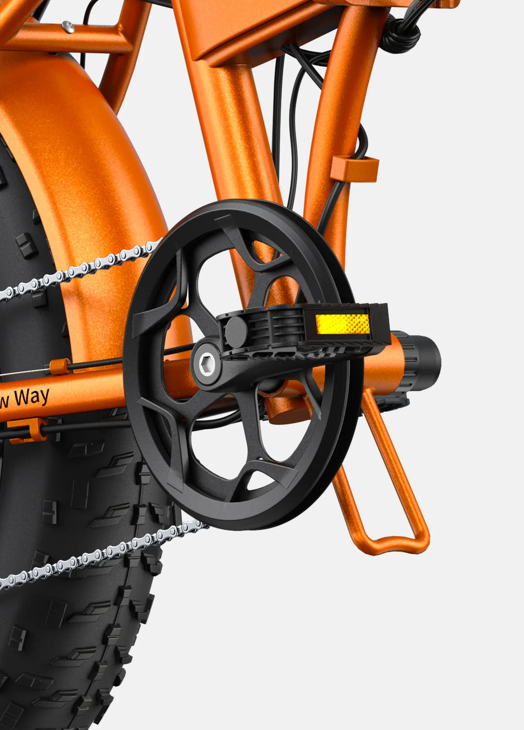 ENGWE EP-2 Boost City Folding Bikes-lower frame view