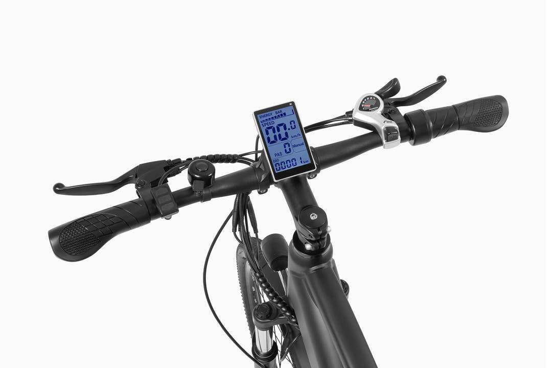 DYU C5 City E-Bike-handle and LCD display