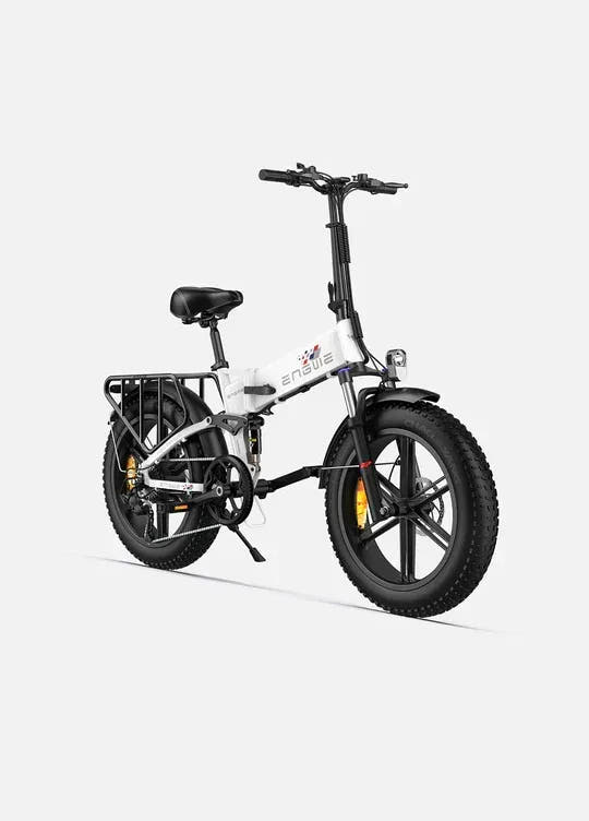 Engwe Engine X Fat Tyre E-Bike in White