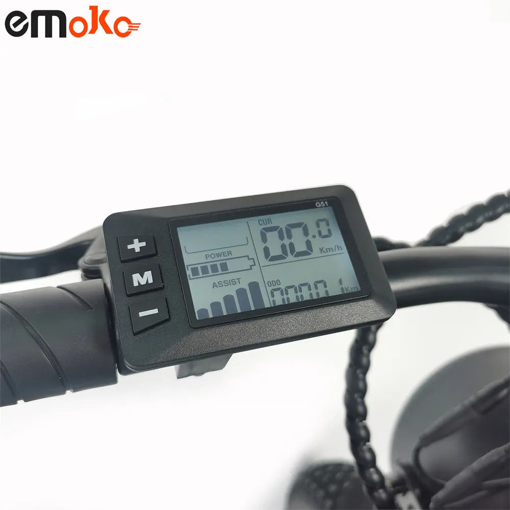 EMOKO C91 Fat Tyre E-Bike-LCD display