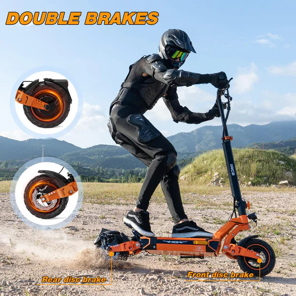 RCB D7 E-Scooter-double brakes specs