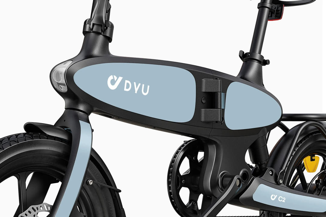 DYU C2 City E-Bike-main frame zoomed