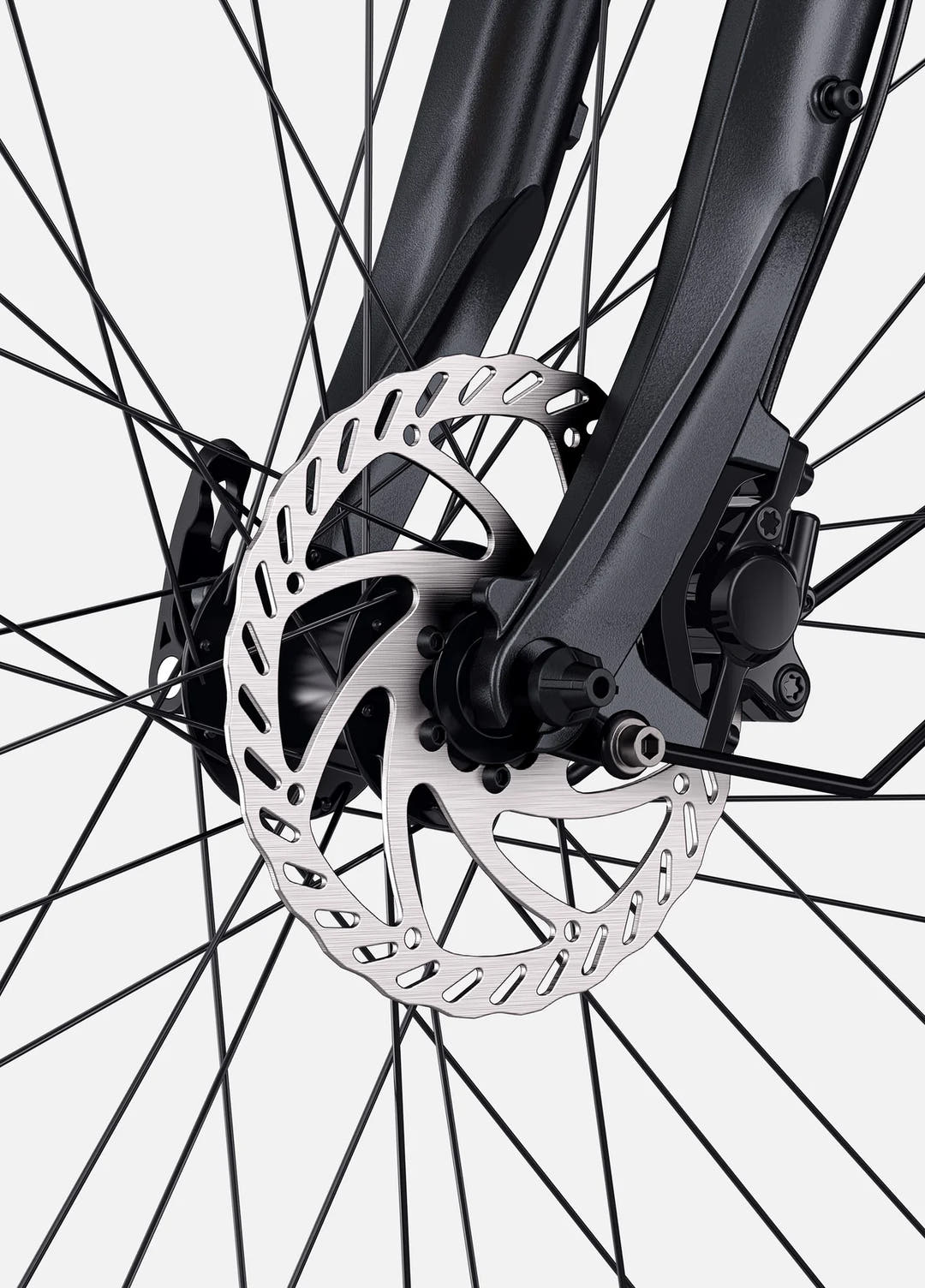 ENGWE P275 SE City E-Bike in Grey-front tyre view