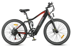 Samebike XD26-II Hybrid Adventure E-Bike in Black - Prime Pedals