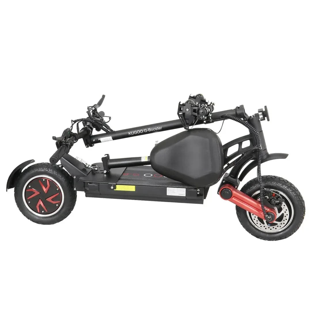 Kugoo G-Booster E-Scooter-folded view