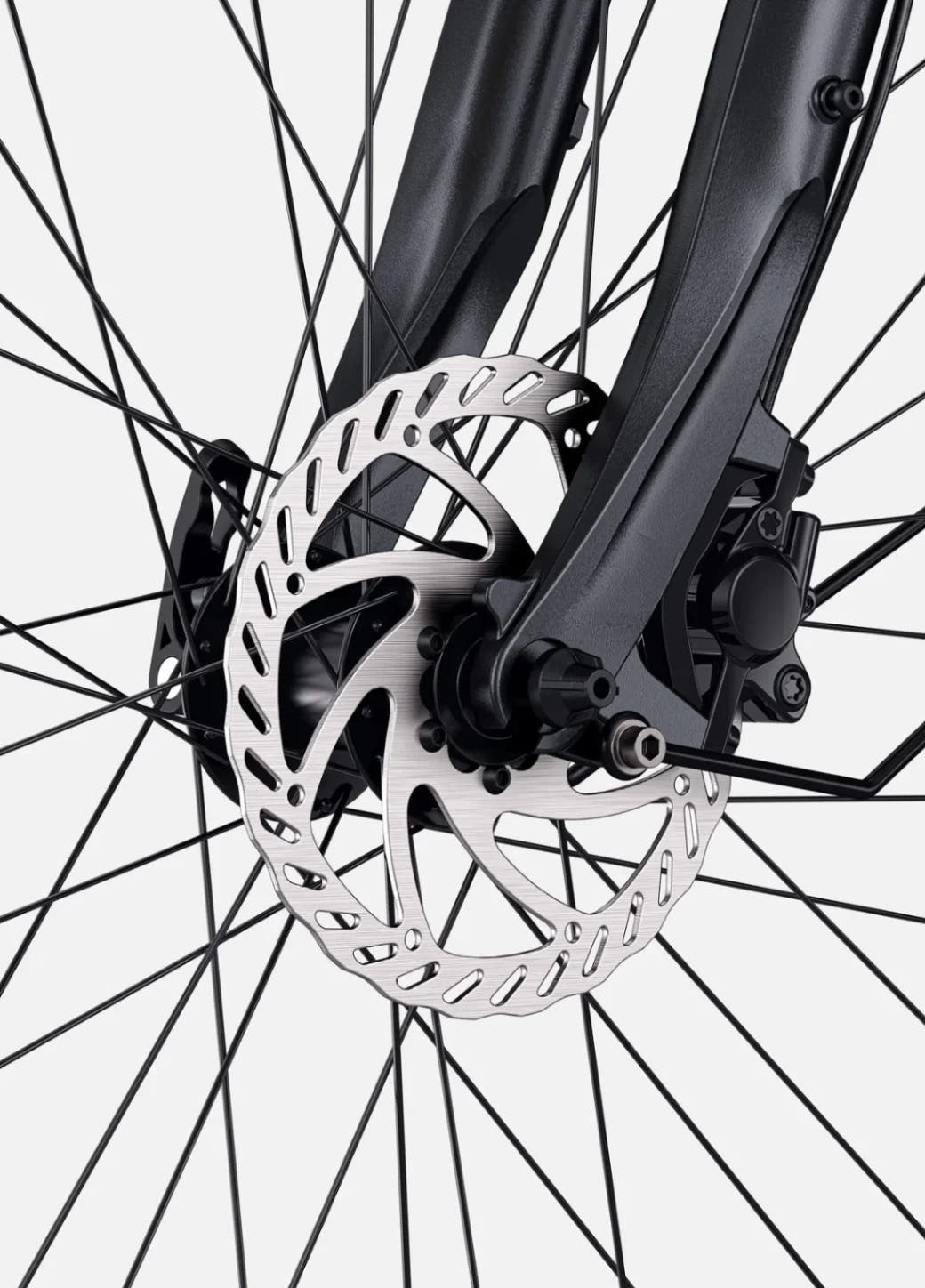 ENGWE P275 SE City E-Bike in Grey-front tyre view