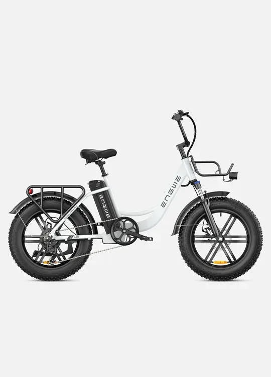 Engwe L20 Delivery/Cargo E-Bike in White