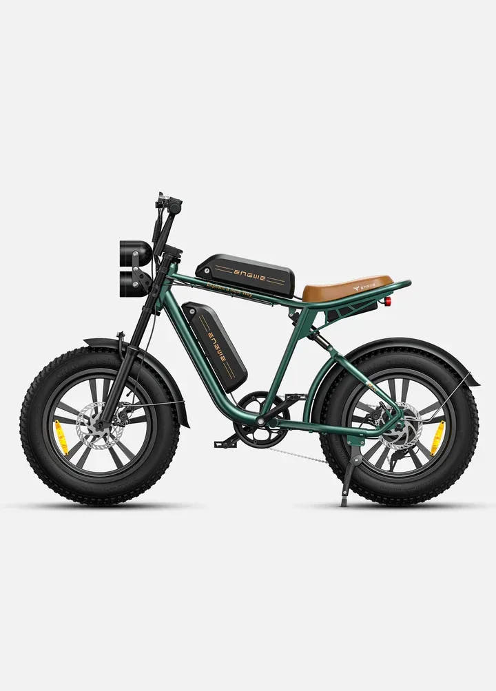 Engwe M20 Fat Tyre E-Bike in Green-double battery