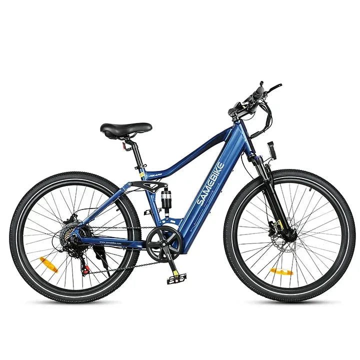 Samebike XD26-II Hybrid Adventure E-Bike in Blue