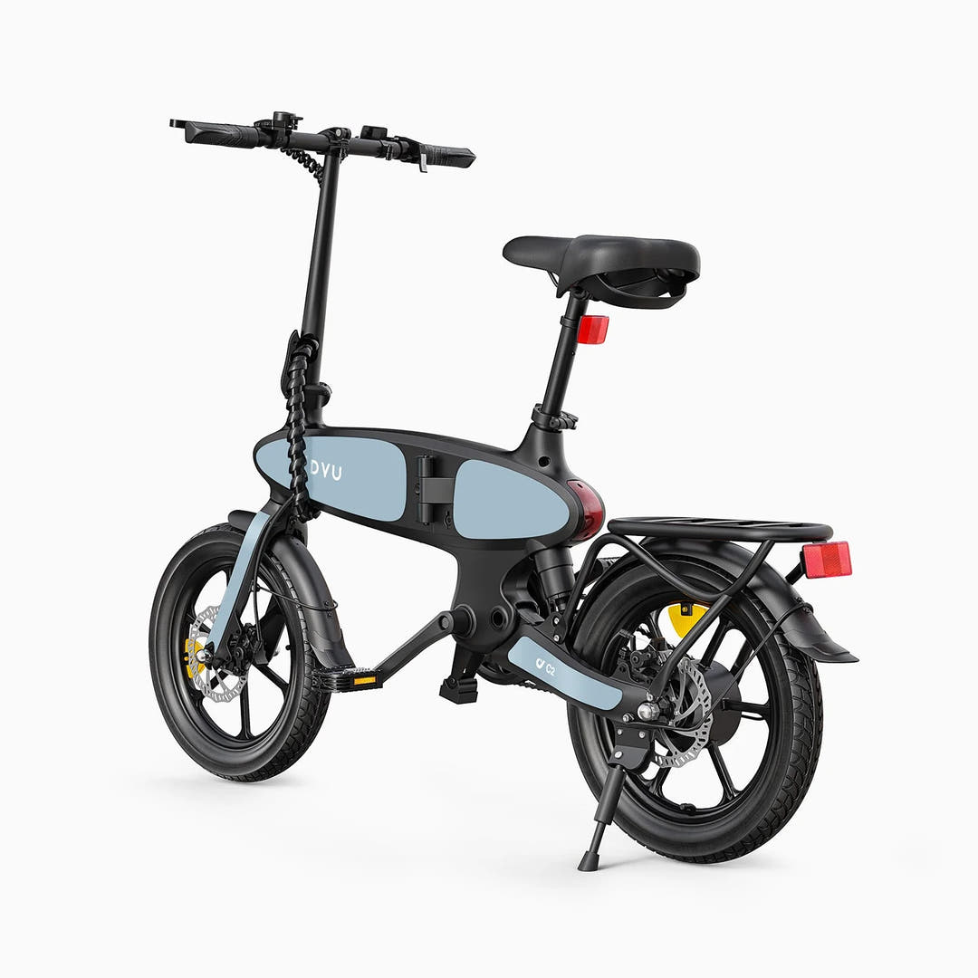 DYU C2 City E-Bike-back view