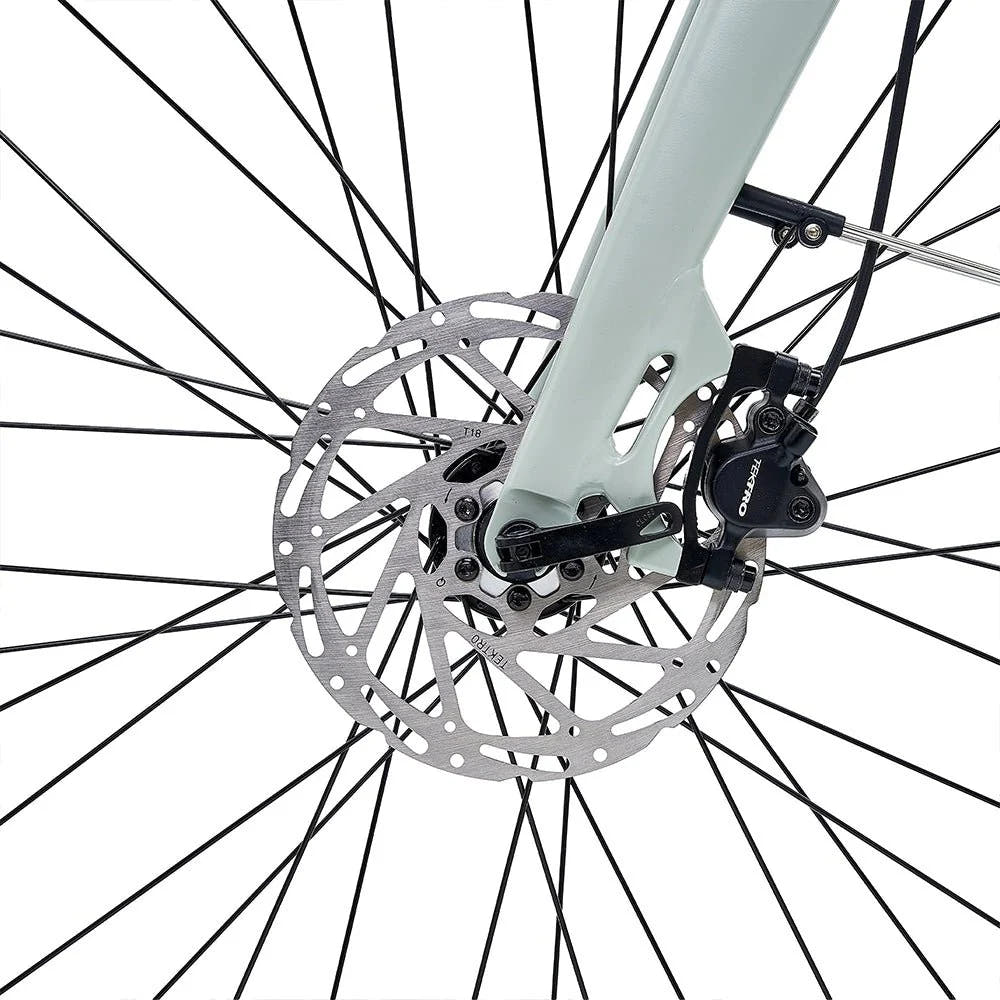 HYGGE NIVØ City E-Bike-front wheel spokes view