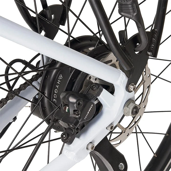 HYGGE LOSSØ City E-Bike-rear break and wheel view