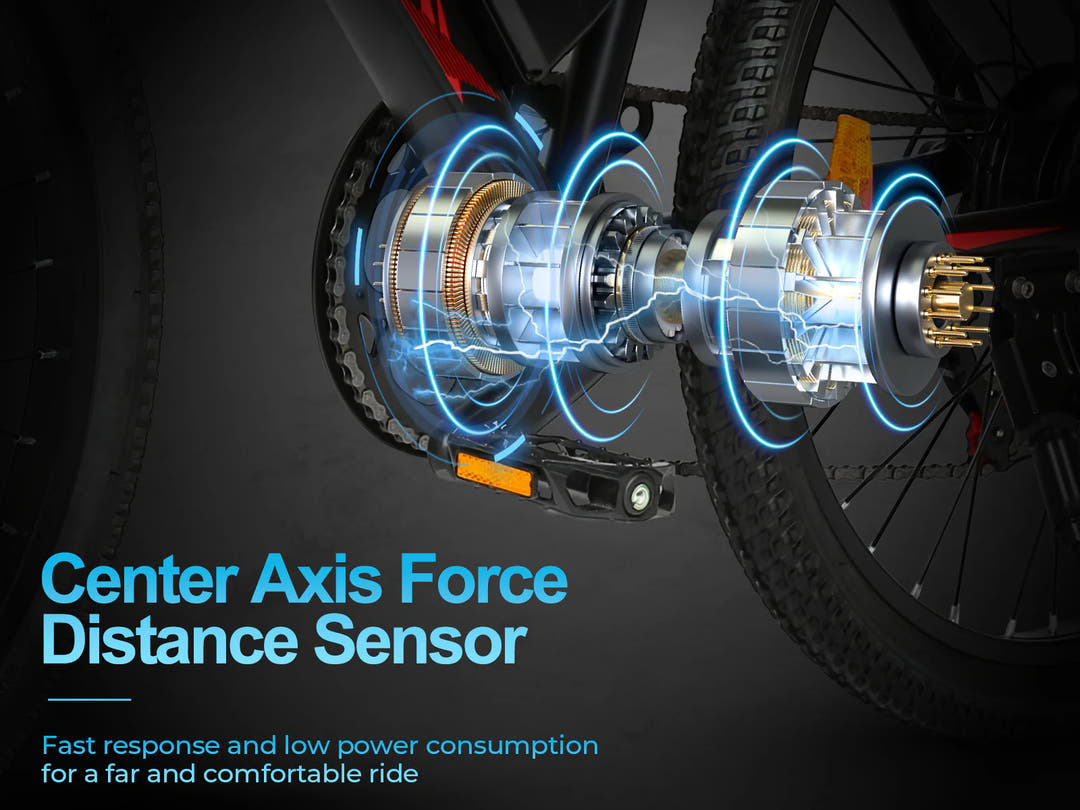 SAMEBIKE EBE2 E-Bike-distance sensor view