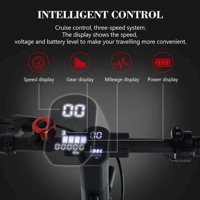 iENYRID M8 PRO E-Scooter-LCD display specs
