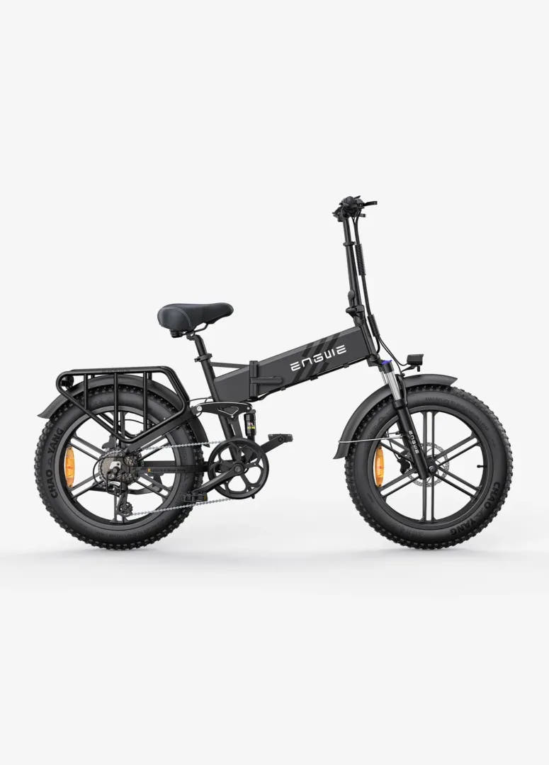 Engwe ENGINE PRO 2.0 Fat Tyre E-Bike in Black - Prime Pedals