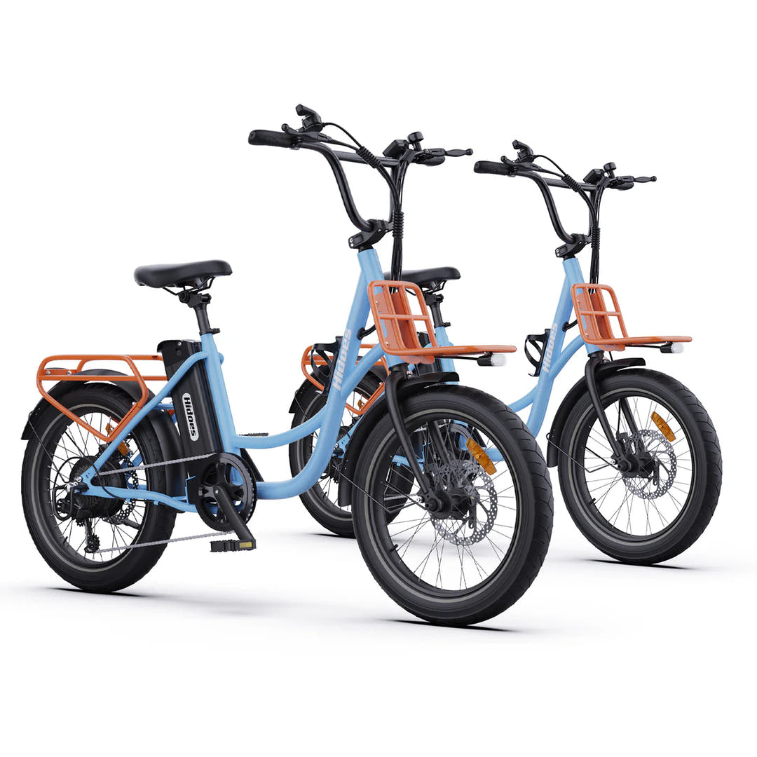 Hidoes C6 City E-Bike-two bikes side view