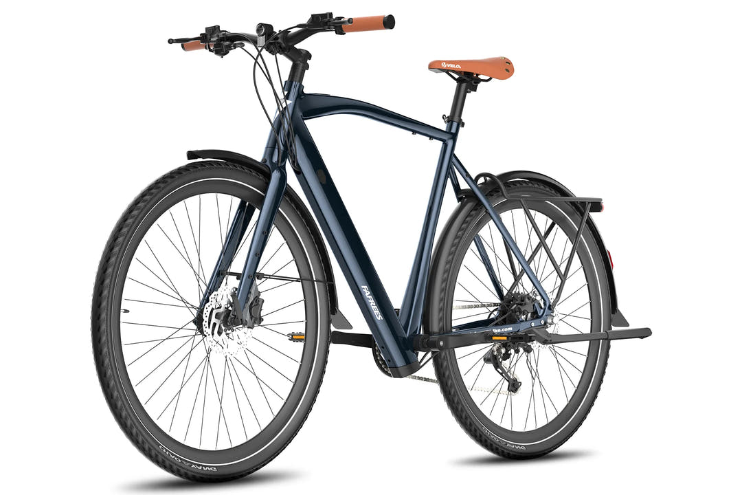 Fafrees F700M City E-Bike in Blue-front side view