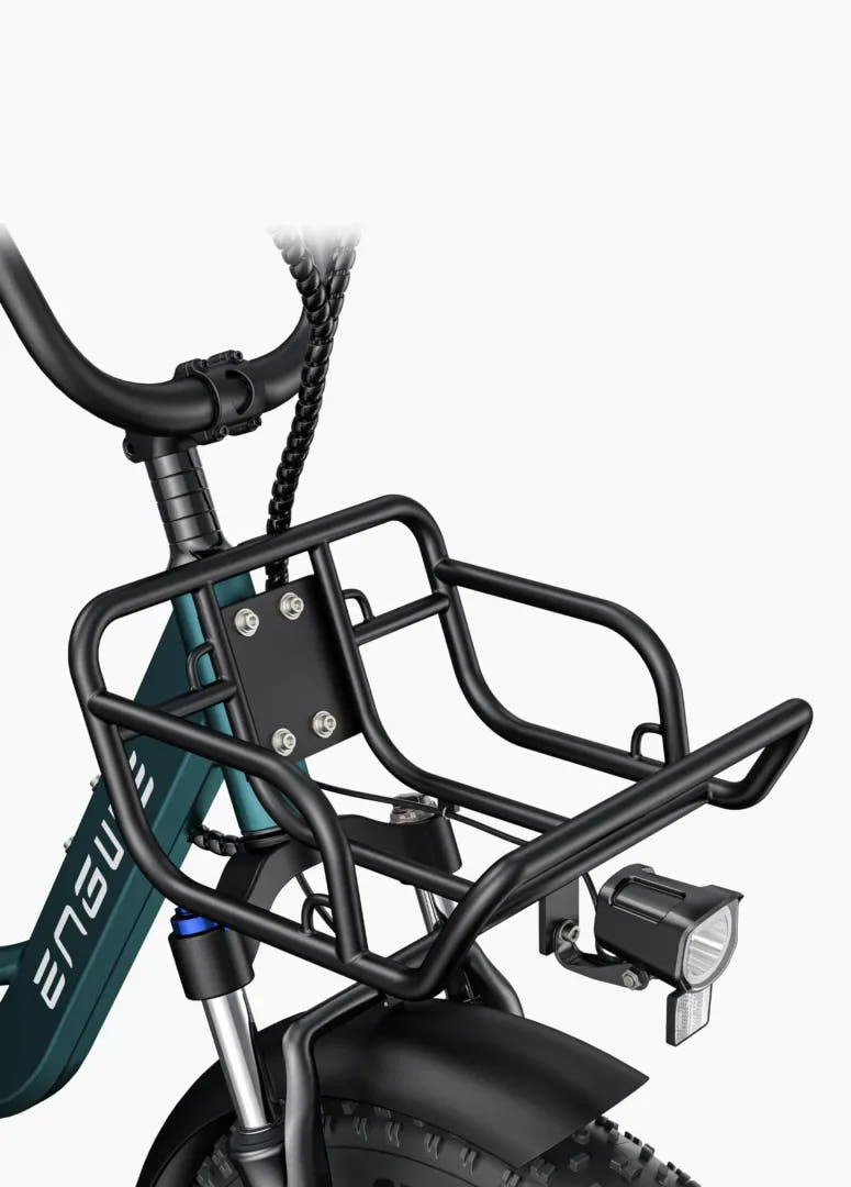 Engwe L20 Boost City E-Bike-front basket view
