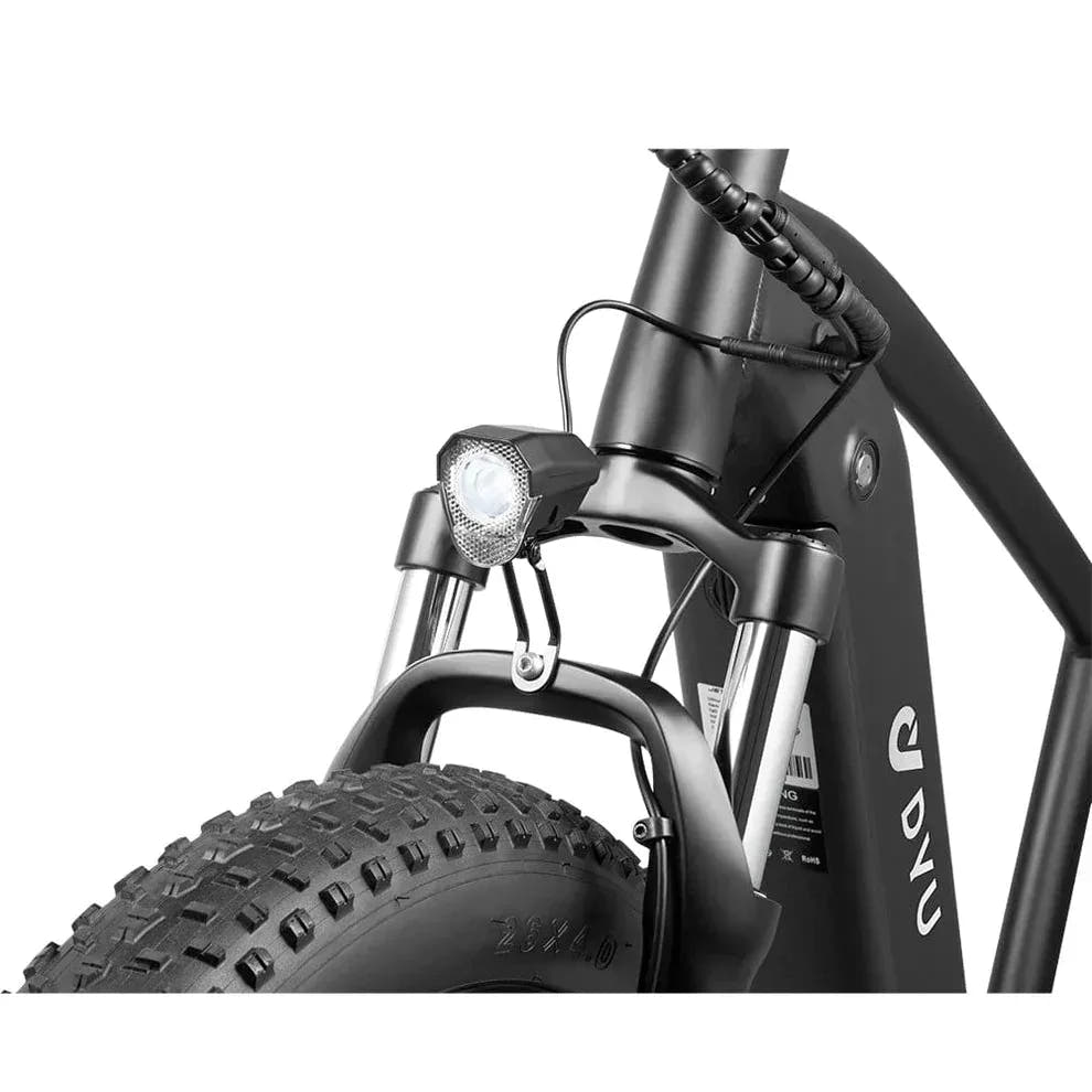DYU King 750 Fat Tyre E-Bike-Front light