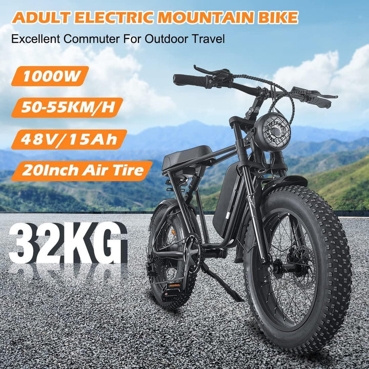 EMOKO C91 Fat Tyre E-Bike-features