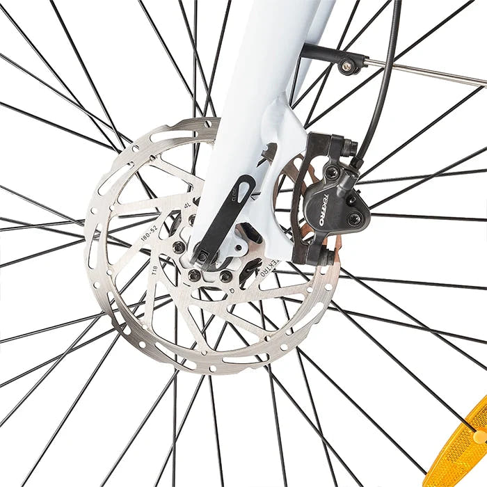 HYGGE LOSSØ City E-Bike-front wheel spokes view