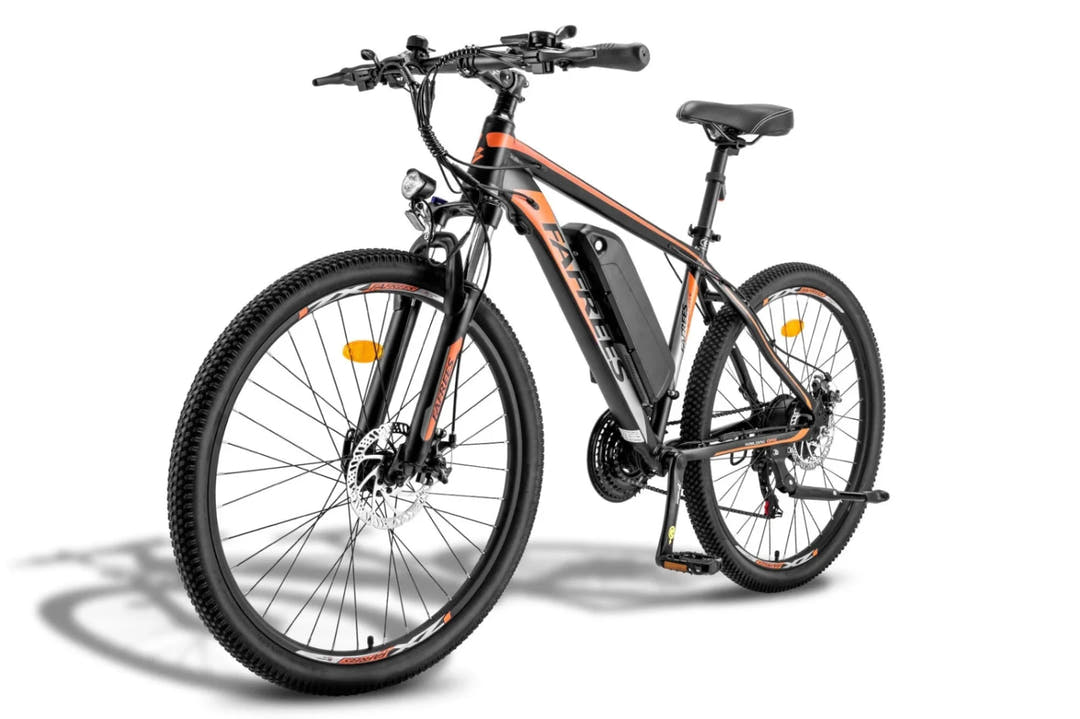 Fafrees Hailong One Adventure E-Bike in Black Orange-front side view