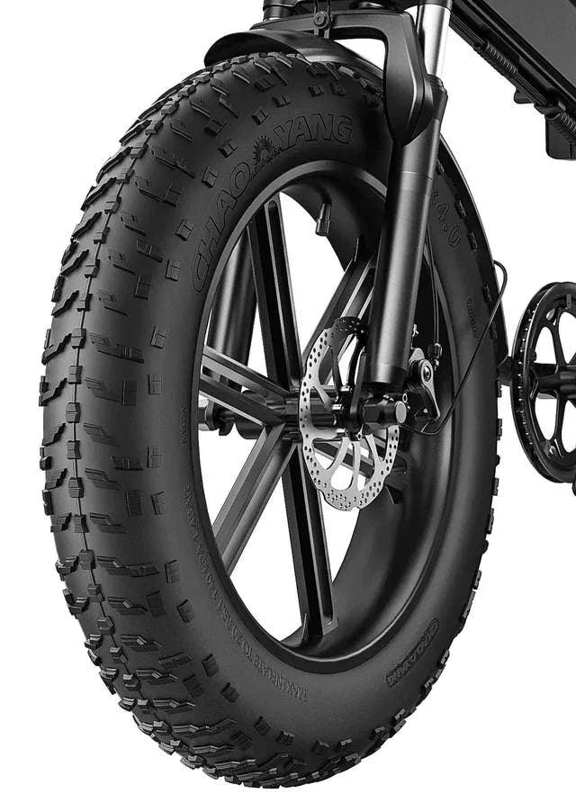 Engwe EP-2 PRO Fat Tyre E-Bike-front tyre view