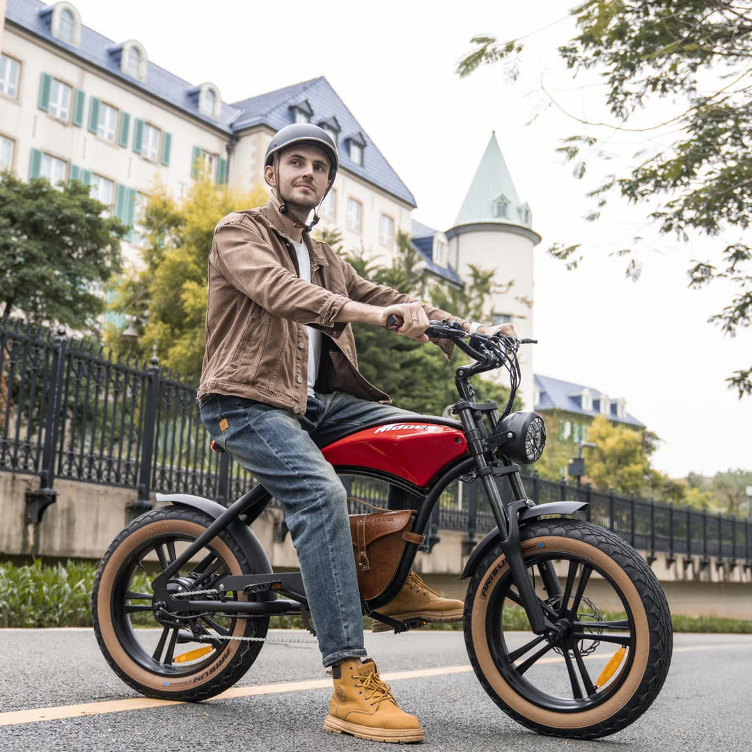 Hidoes B10 Fat Tyre E-Bike-city view