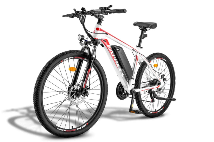 Fafrees Hailong One Adventure E-Bike in White Red-front side view