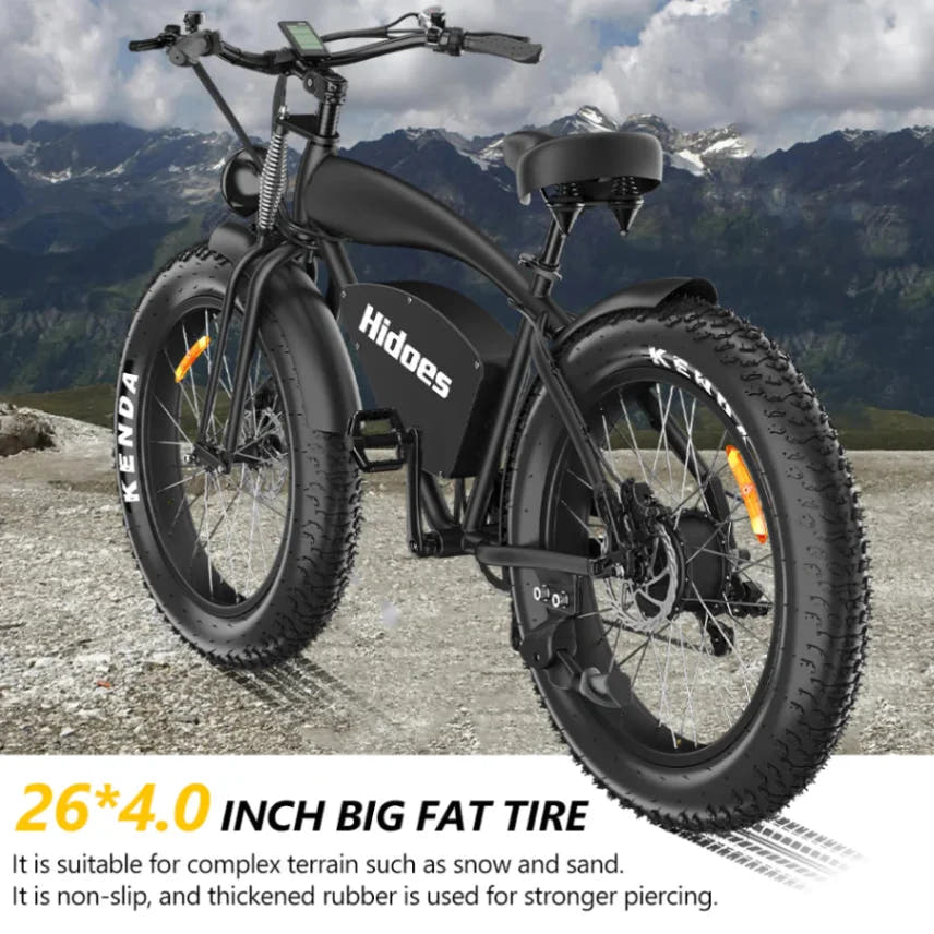 Hidoes B3 Fat Tyre E-Bike-tyre specs