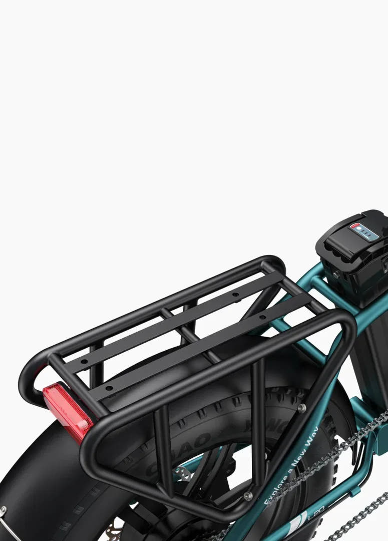 Engwe L20 Boost City E-Bike- rear rack view