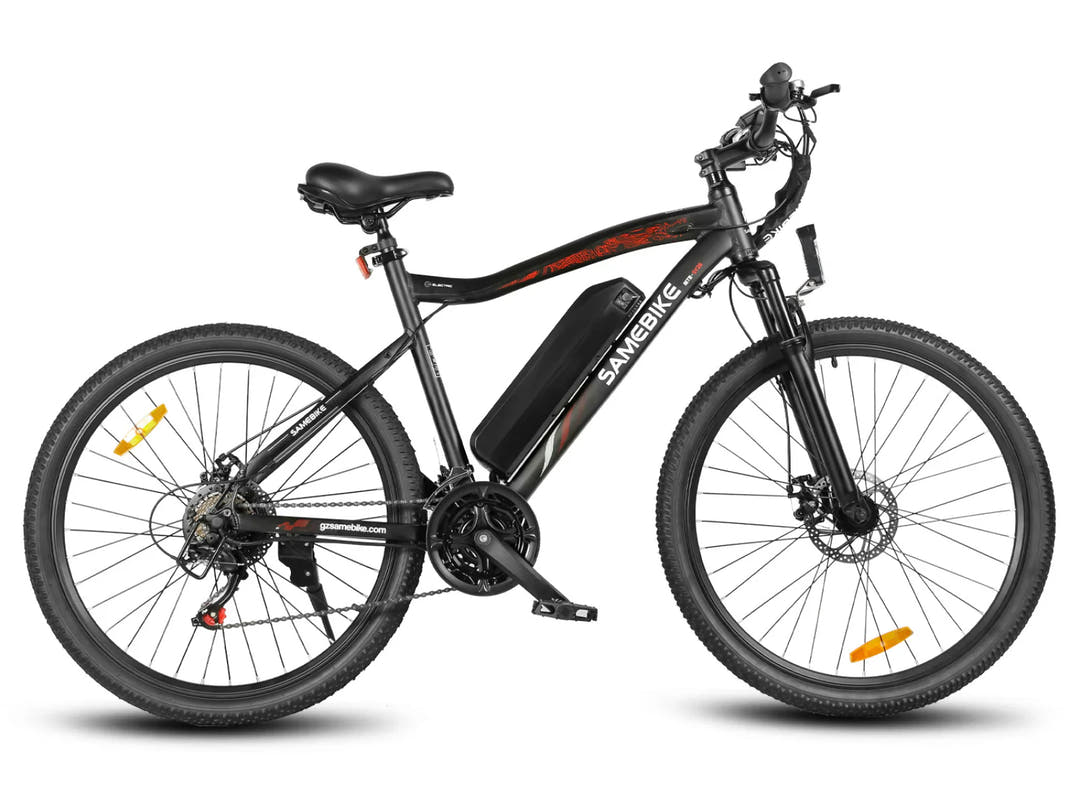 SAMEBIKE SY26-II Adventure E-Bike in Black - Prime Pedals