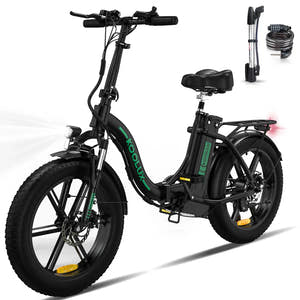 Koolux BK6S Folding E-Bike in Black - Prime Pedals
