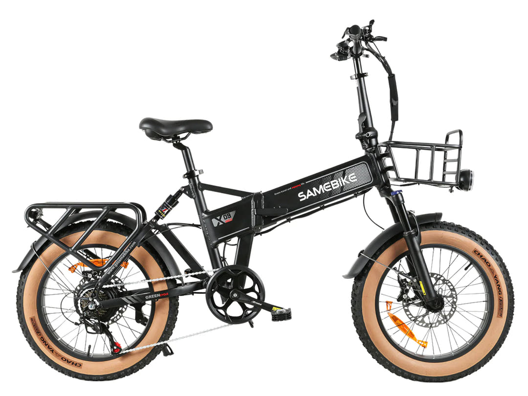 SAMEBIKE XWLX09-II Folding E-Bike in Black